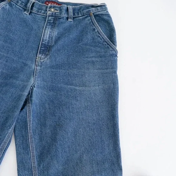 Vintage 91' Nevada Dungaree Carhartt Style Blue  Denim Jeans Size 30x32 - Picture 10 of 15